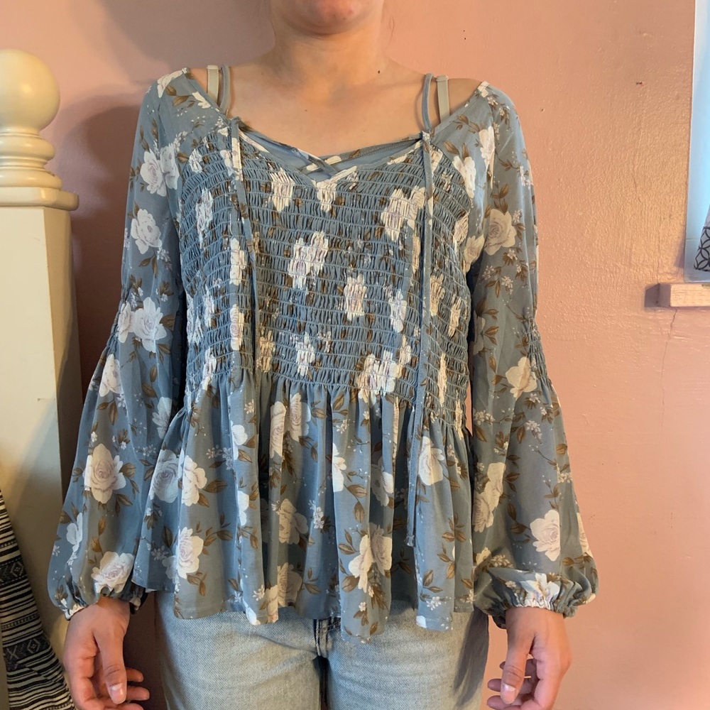 American Eagle Peasant Top